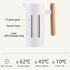 Cheapest Portable Water Bottle Plastic Vacuum Tea Flask